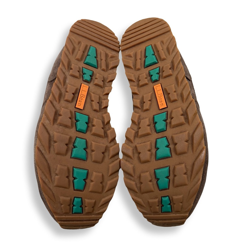 LL Bean Katahdin Brown Teal Suede Insulated Sneakers Womens 8.5 Outdoor Hiking - Picture 8 of 9